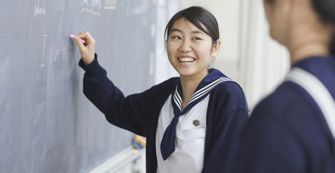 十文字中学・高等学校 授業の様子