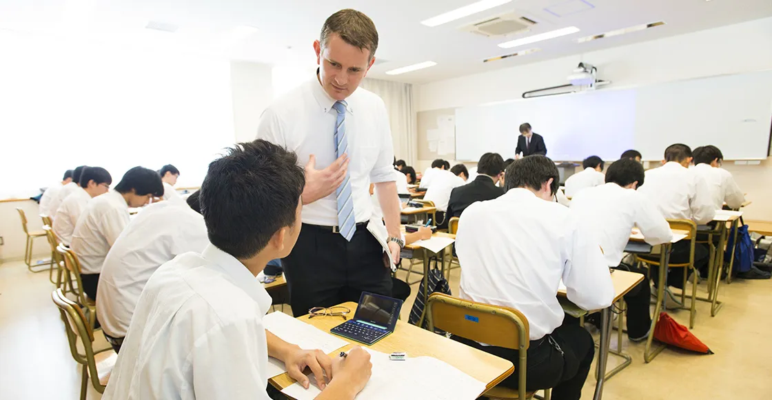 海城中学高等学校 授業の様子