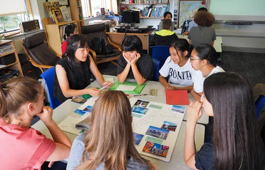 晃華学園中学校高等学校の教育の写真