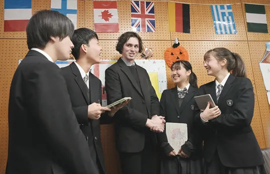 アサンプション国際中学校高等学校の教育の写真