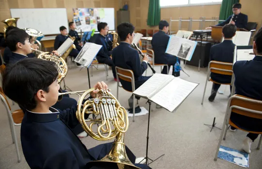 報徳学園中学校・高等学校の教育の写真