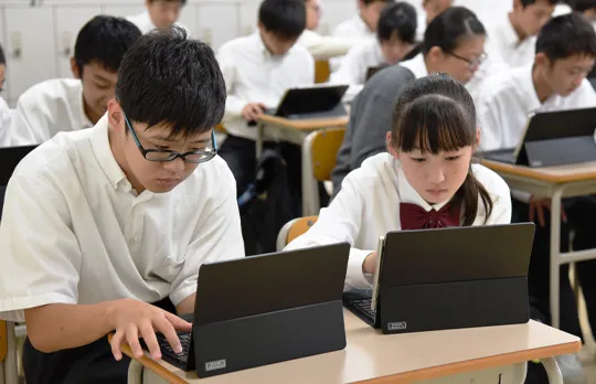 常翔啓光学園中学校・高等学校の教育の写真