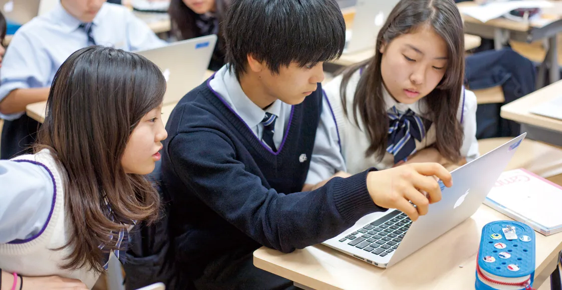 関西大学中等部・高等部 授業の様子