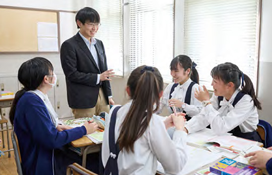 神戸海星女子学院中学校・高等学校の教育の写真