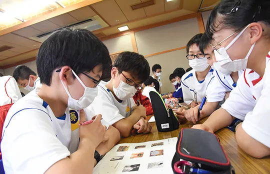 大阪桐蔭中学校高等学校の教育の写真
