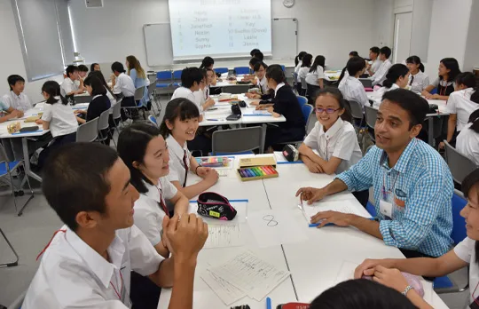 帝塚山中学校 高等学校の教育の写真