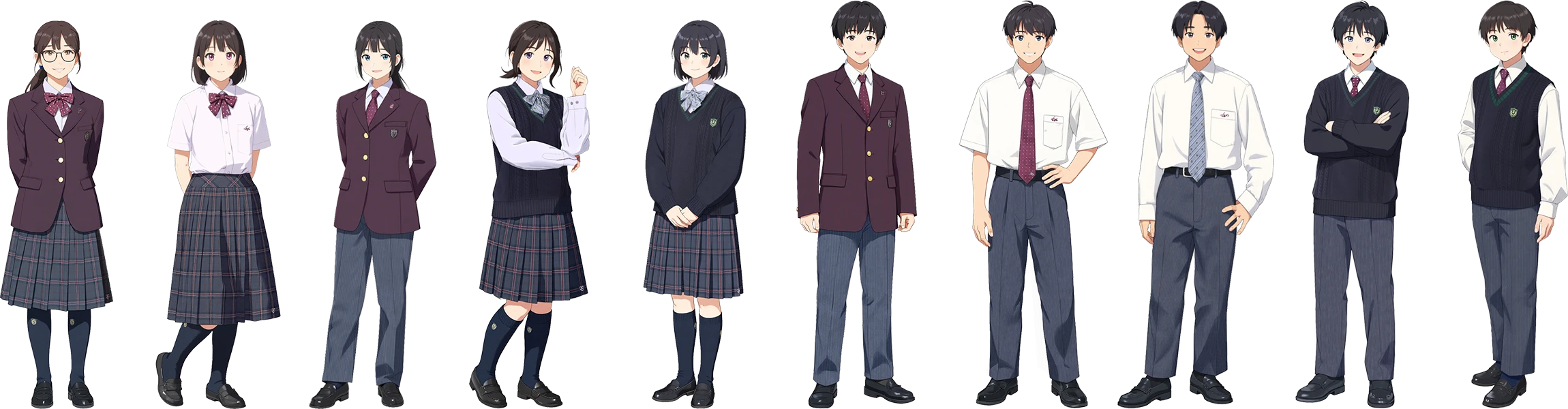 常翔学園中学校・高等学校 制服イラスト
